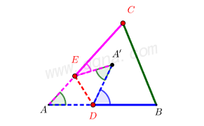 三角形的翻折(风筝模型特例)