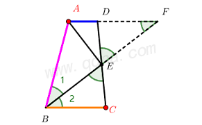 角平分线+平行线模型典例3
