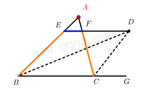 双角平分线+平行线构造双等腰三角形模型2
