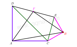 “海盗埋宝”基本模型证法1：倍长中线
