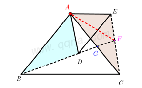 等腰三角形手拉手旋转全等结论3