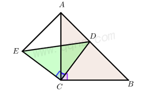 手拉手旋转全等典例1