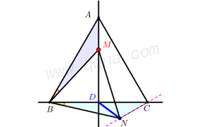 瓜豆原理直线型典例2